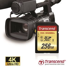 Nowa karta SDXC marki TRANSCEND do nagrywania 4K o pojemności 256GB